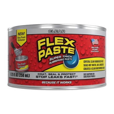 Flex Paste Waterproof Sealant Putty Crack Gap Filler Resistant Clear Half Quart