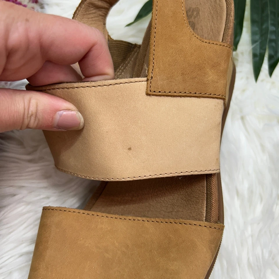 $130 Sandalias de cuña Sorel marrón tostado Joanie II 11 neutras Foto 4 de 4