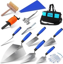 17PCS Masonry Hand Tools Set for Concrete & Bricklaying