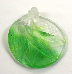 DAUM PATE DE VERRE GLASS CRYSTAL BERRY 1989 CHRISTMAS ORNAMENT DE NOEL