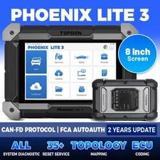 TOPDON Phoenix Lite 3 ECU Online Coding Topology Bi-Directional OBD2 Scanner