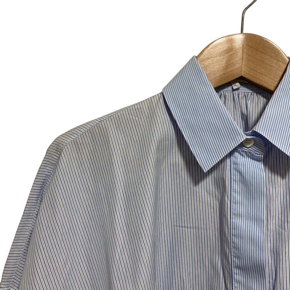 LOEWE Patchwork Oversized Striped Long Sleeve Shi… - image 3