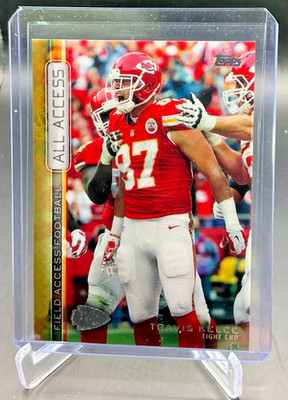 2015 Topps All Access TRAVIS KELCE Gold 07/75 #AAA-TK Chiefs