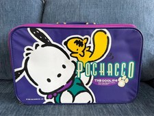 Vintage Rare 1996 Sanrio Pochacco Travel Case Pouch Mini Zipper Briefcase