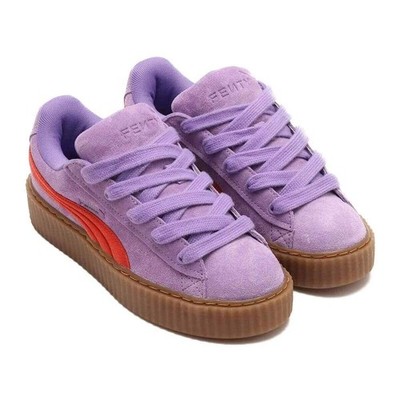 396403-03 Puma Fenty x Creeper Phatty Lavender Burnt Red Herren Turnschuhe
