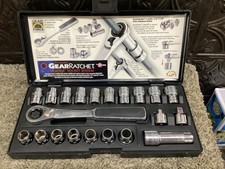GearRachet 25-pc Vortex Socket System Set SAE & Metric