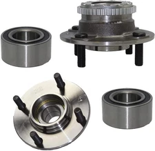 Detroit Axle Front Wheel Bearings Rear Hubs Assembly for 2005 2006 2007 2