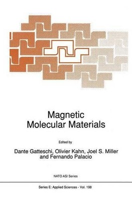 Magnetic Molecular Materials by D. Gatteschi (English) Paperback Book