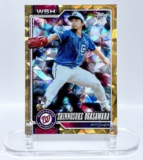 2026 Topps Series 1 Shinnosuke Ogasawara RC /50 Gold Diamante Foil #32 Nationals