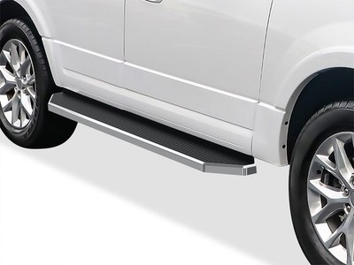 APS Polished 6'' Flat Side Step Side Bar Fit 07-17 Ford Expedition EL
