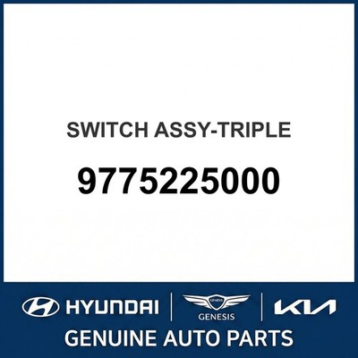 1999-2006 Hyundai Accent Switch Assembly - Triple OEM Neu 9775225000