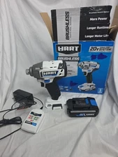 HART TOOL IMPACT DRIVER KIT BRUSHLESS W 2ah Battery Charger (ANB)