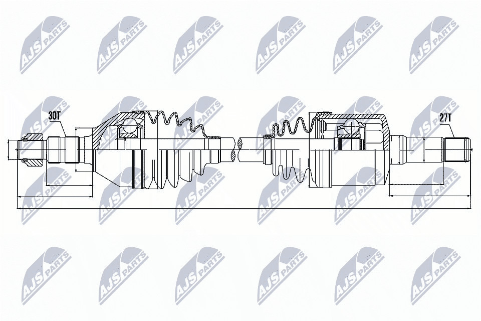 N.T.Y. NPW-PL-034.NTY Drive Shaft for OPEL,SAAB,VAUXHALL - Image 5