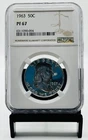 1963 NGC PF67 Proof Silver Ben Franklin Half Dollar 50c US White Coin