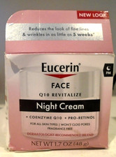 Eucerin Q10 Face Night Cream  Coenzyme Q10  Pro-Retinol. 1.7oz