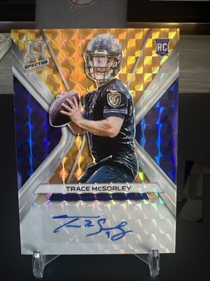 2019 SPECTRA ROOKIE GOLD TRACE McSORLEY ROOKIE AUTO #9/10- PENN STATE/RAVENS