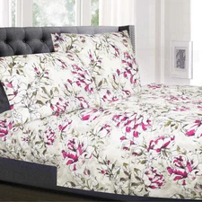 Sweet Home Collection Dolce 4 Piece Printed Sheet Set,