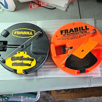 Frabill 10in Pro-Thermal Tip-Up Model 8164 Ice Fishing Orange/Black - Image 1 of 4