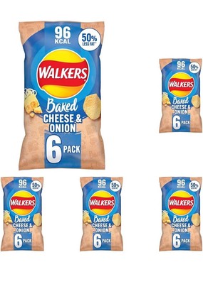 Walkers Chips Ofen gebackener Käse & Zwiebel 36 x 22 g, kostenloser Versand, neues Angebot