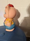 Vintage 1950's Porky Pig Hard Plastic Coin Bank 11" tall — photo 3