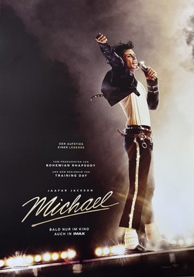 Michael Fimplakat klein A3 Promo Michael Jackson UCI 2026 Poster Film
