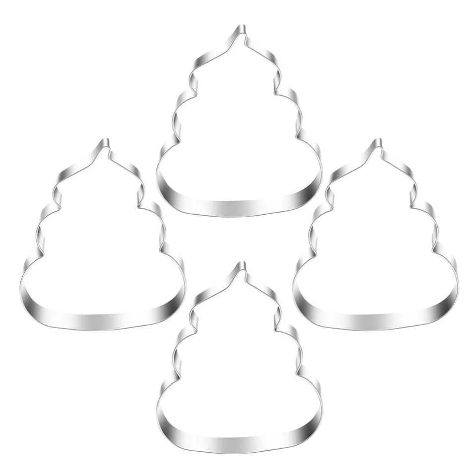 4 Pcs Ausstechförmchen Plätzchen Plätzchenförmchen Backwerkzeuge - Bild 4 von 4