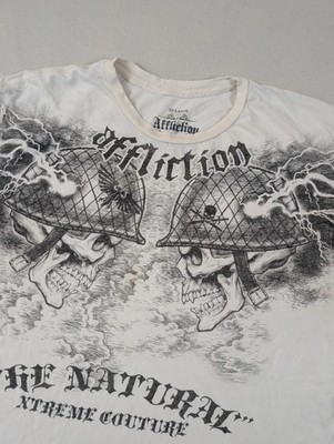 AFFLICTION Randy Couture The Natural Xtreme Couture T-Shirt Men's 2XL Y2K Street