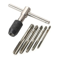 T Handle Tap Wrench Set M3 M4 M5 M6 M8 Thread Tapping Tool Kit
