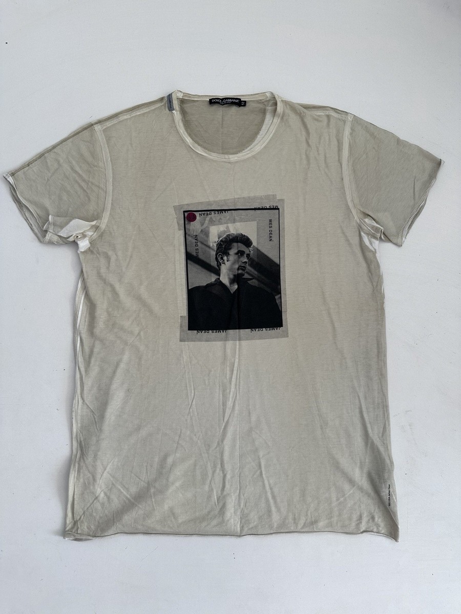 Dolce Gabbana James Dean Shirt Men Cotton Authentic Size 52 | eBay