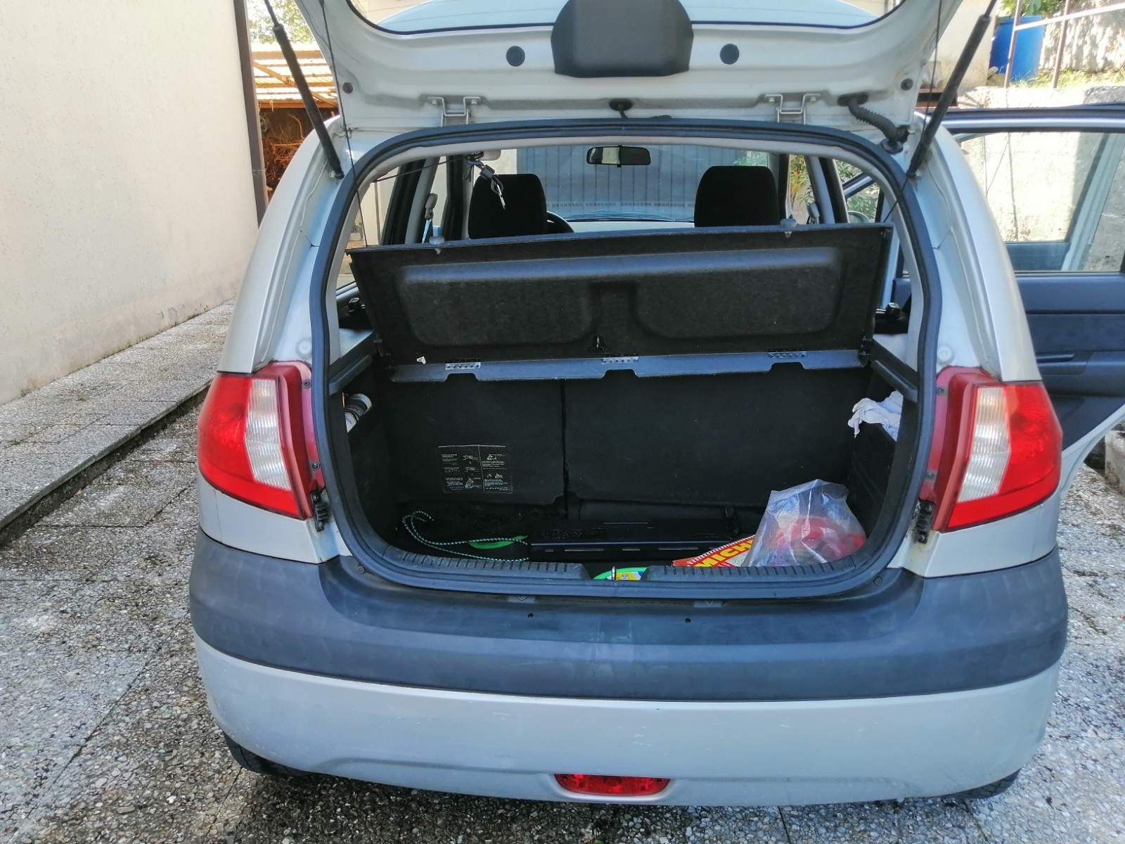 Hyundai Getz. 1.5 5p diesel grigio 153000km. Revisione 2026 OK foto 4
