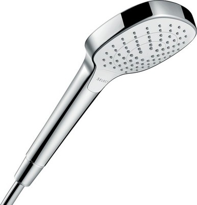 hansgrohe Croma Select E Handbrause 110mm EcoSmart 9 l/min Weiß/Chrom