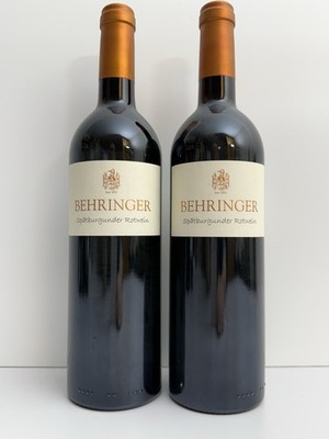 Behringer Spätburgunder Rotwein 2005 Im Barrique gereift  2x 0,75L