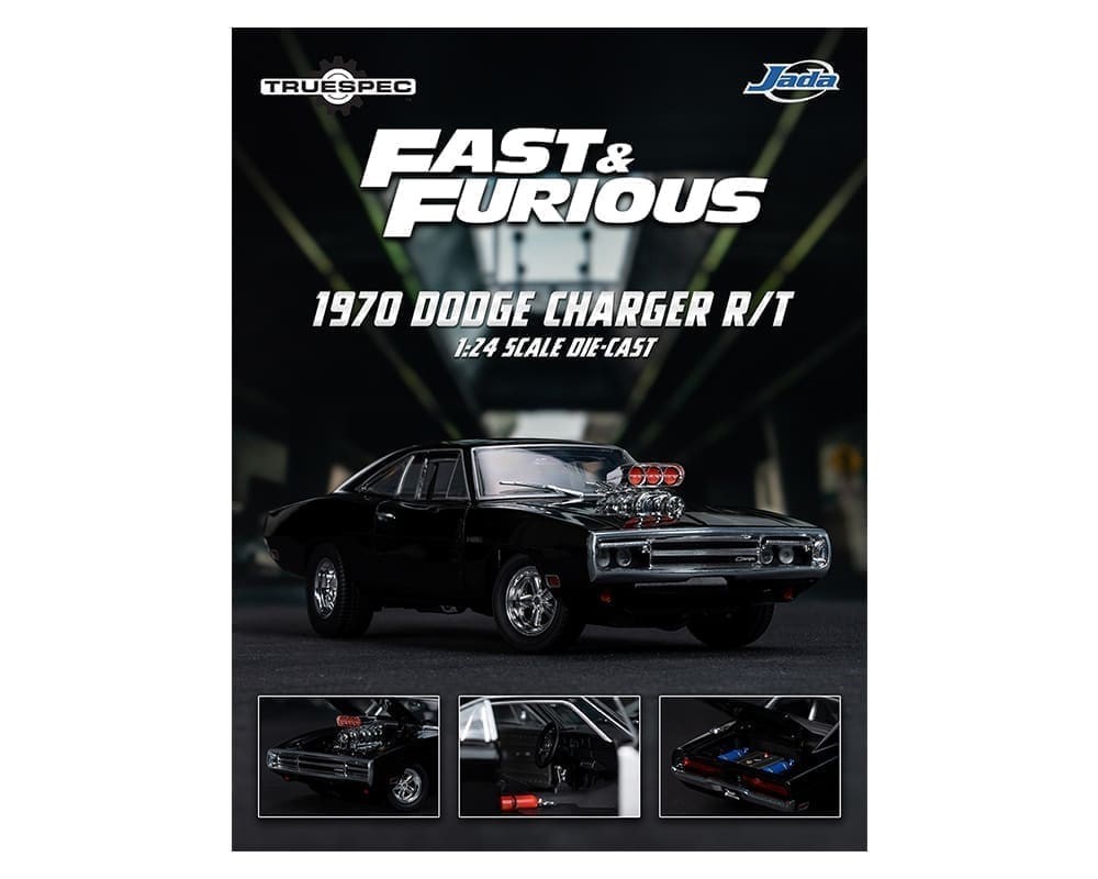 Jada 1:24 Fast & Furious 1970 Dodge Charger R/T TrueSpec