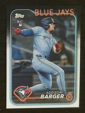 2024 Topps Update Series Addison Barger Rookie RC #US336 Blue Jays