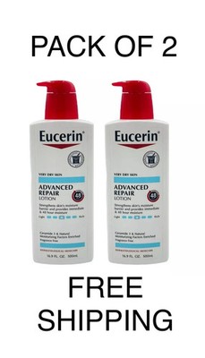 Eucerin Advanced Repair Körperlotion 16,9 flüssige Unze - 2 PACKUNGEN MENGE