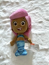 Nickelodeon Bubble Guppies Mermaid Plush Toy Pink Hair Blue Tail Small 2708A001