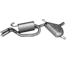 Terminale di Scarico per FIAT Barchetta CABRIO 1.8 131CV 1995-2005