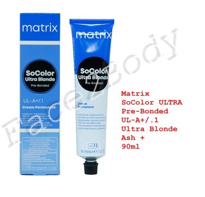 Matrix SoColor ULTRA Pre-Bonded Permanent UL-A+/.1 Ultra Blonde Ash + 90ml
