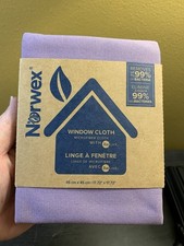 Norwex Window Cloth Purple Microfiber Cloth With BacLock