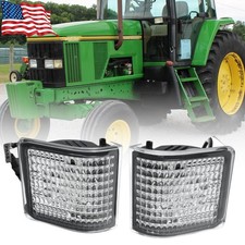 Led Grill Corner Tractor Lights Lamp Al78177 For John Deere 6200 6300 7200 7400