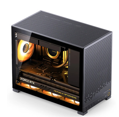 Jonsbo D32 PRO MicroATX Computer Case Black New with Accessory Kit
