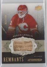2018-19 Upper Deck Engrained Remnants 35/100 Reggie Lemelin #R-LE 0c3