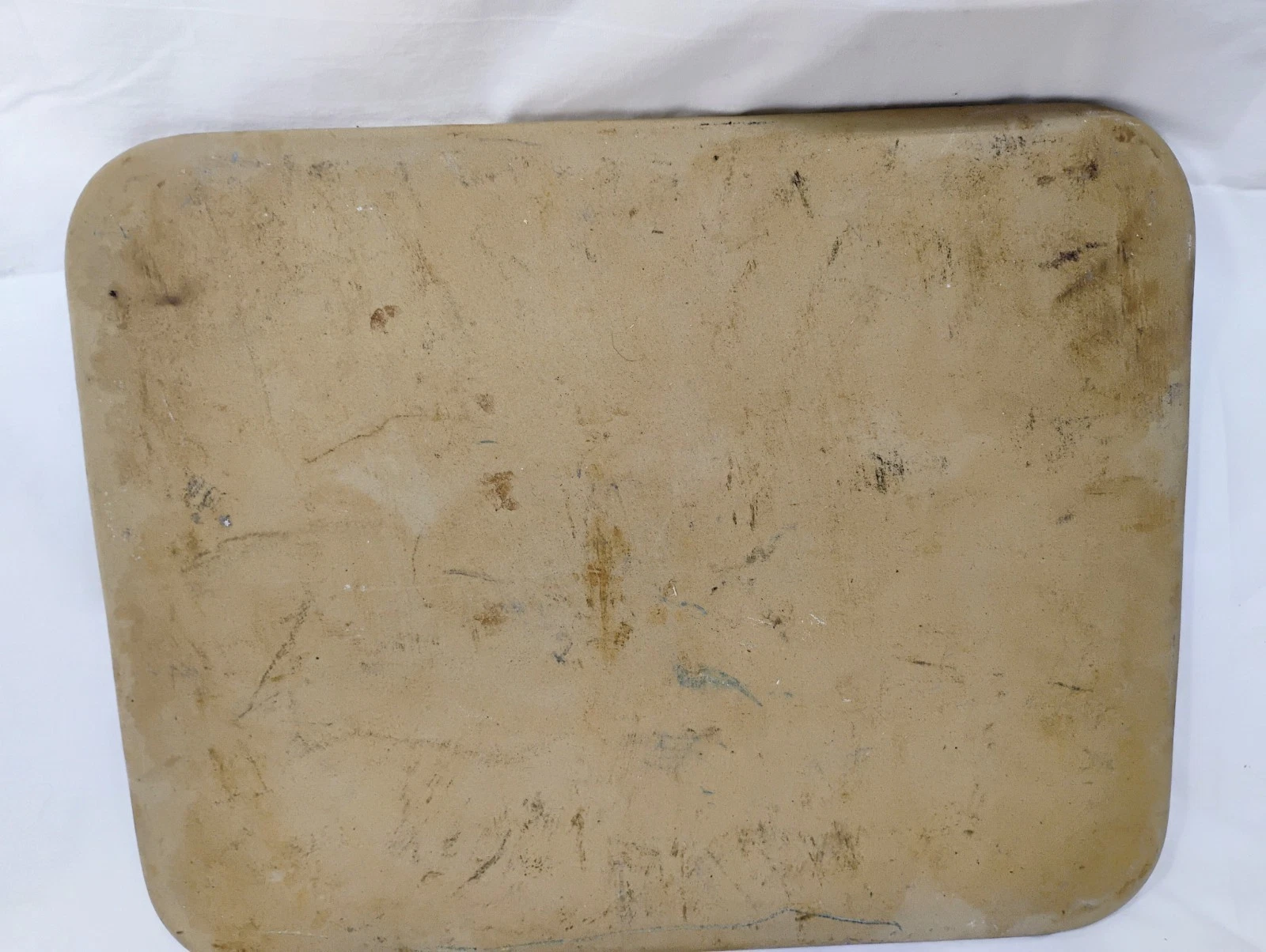 Pampered Chef 15x12 Rectangle Baking Stone Heritage Collection Stoneware USA