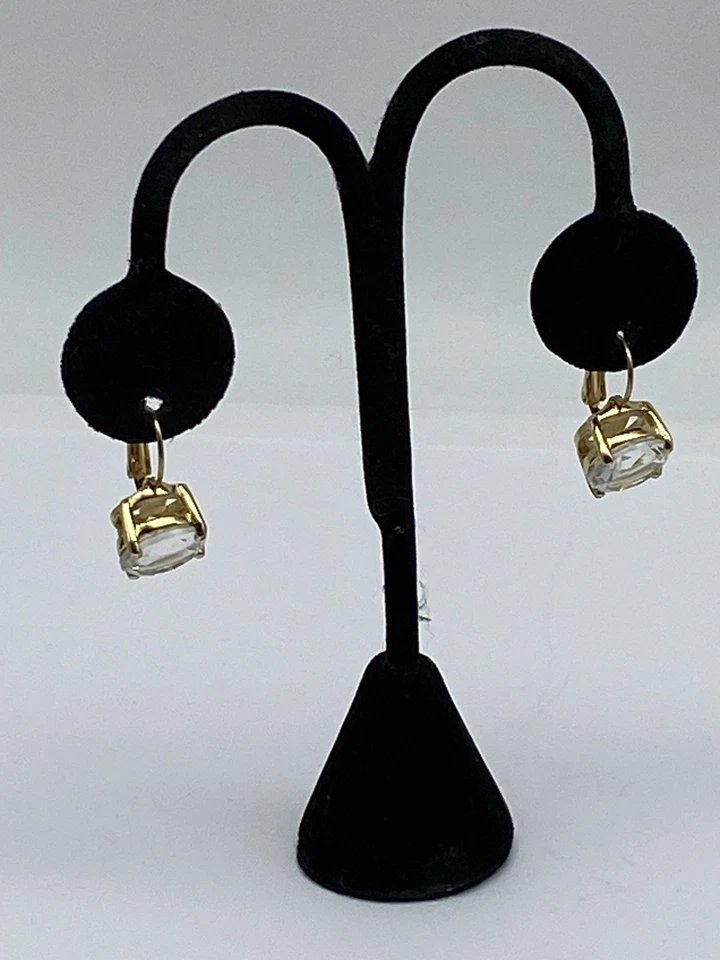 Pendientes Kate Spade tono dorado circonita cúbica 6,1 g Foto 3 de 4
