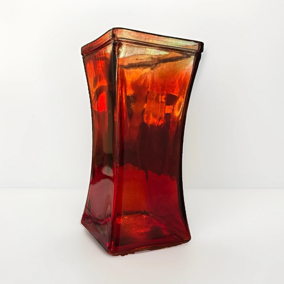 Red Glass Vases for sale | eBay