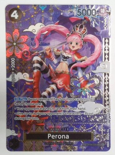 Perona [SP] OP06-093 One Piece Azure Sea's Seven NEAR MINT