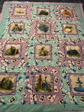 New Handmade Princess And The frog Storybook Quilt