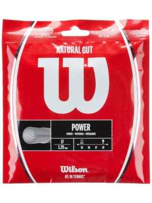Wilson Natural Gut 17 Gauge 1.25mm Tennis String Set