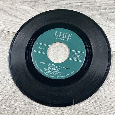 Rex Garvin Sock It To ‘em J. B. Part 1 & 2 I II 45 RPM Like Records 7” Vinyl - Picture 3 of 6