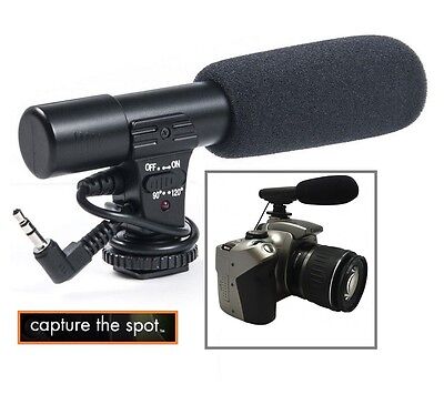 Mic Input Sony A6100 External Mic New Mini Professional Condenser
